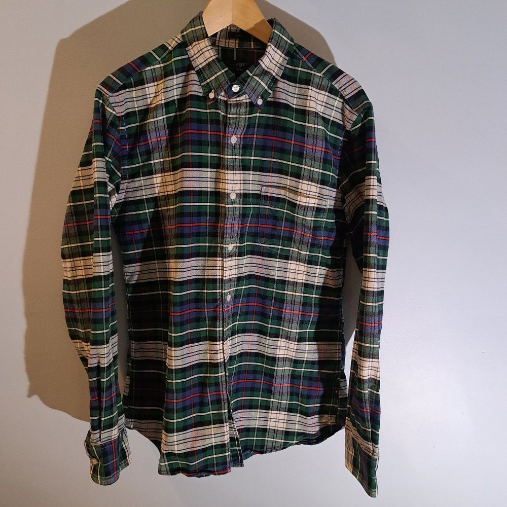 J. Crew Slim Fit Oxford men's large long sleeve button down shirt style C4283 - Picture 2 of 12